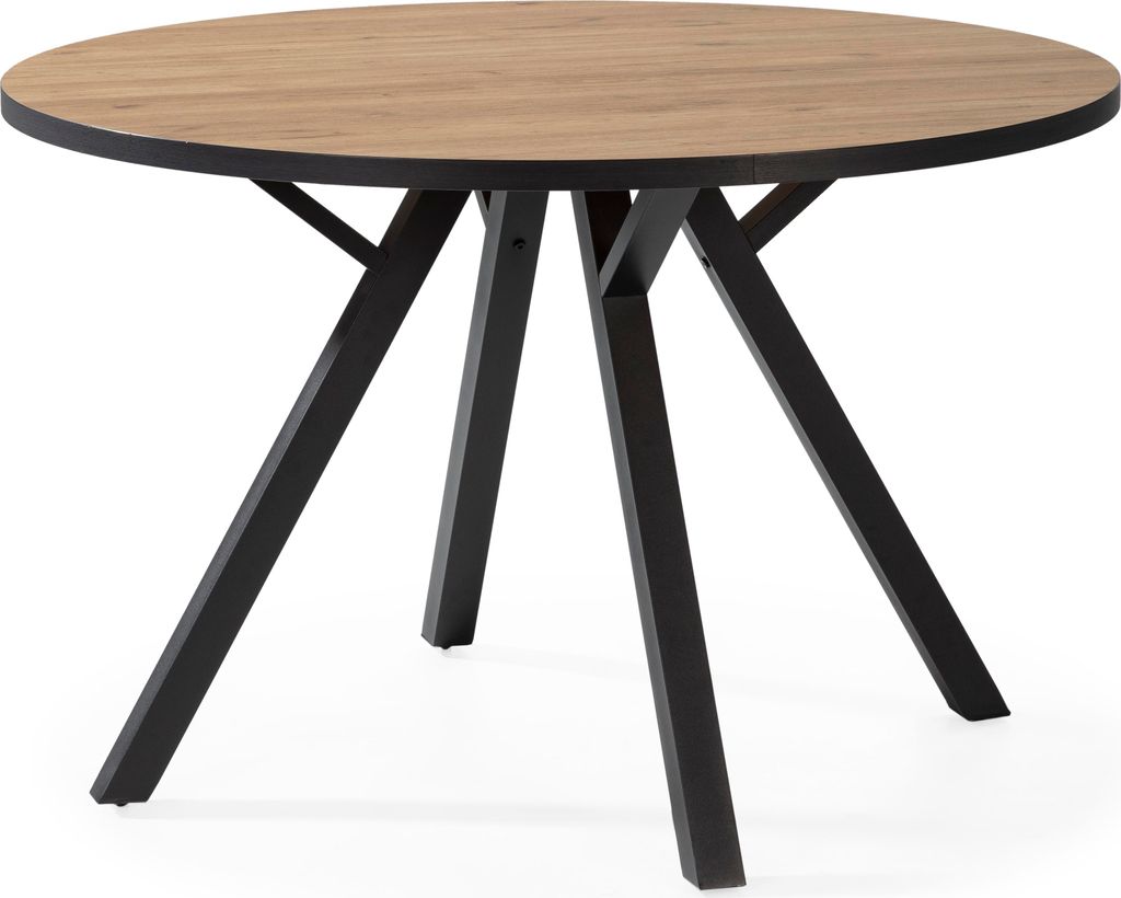 Marckeric - Beni Esstisch - Braun - 120x120x77cm