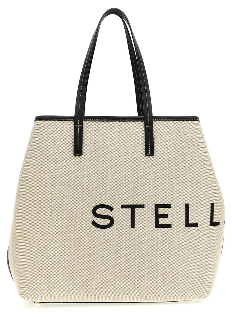 Stella McCartney Tragetasche aus Baumwolle in Beige 7B0048WP02219043