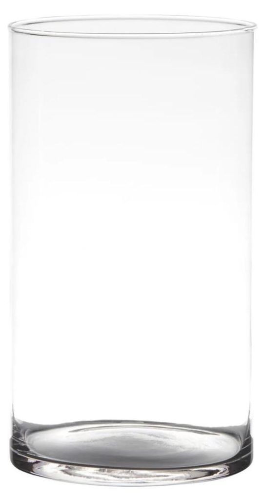 Blumenvase Neville - klar transparent - Glas - 14 x 21 cm - Produktbild 