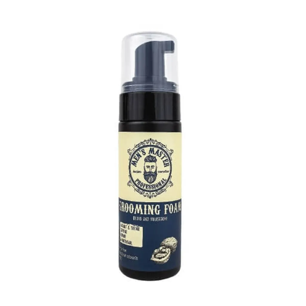 Mens Master Mousse à Barbe pour Activer la Pousse et Densifier le Poil