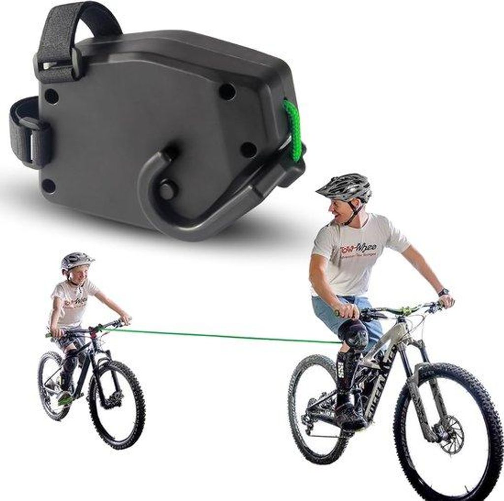 Kinderfahrradetransportband - Elastische Fahrradriemen - Schwarz - Bungee Fahrradband