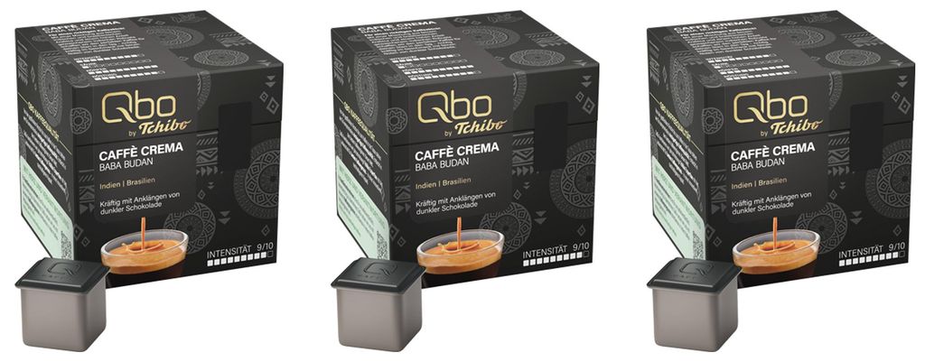 Tchibo Qbo Caffè Crema Baba Budan Premium Kaffeekapseln, 81 Produktbild 
