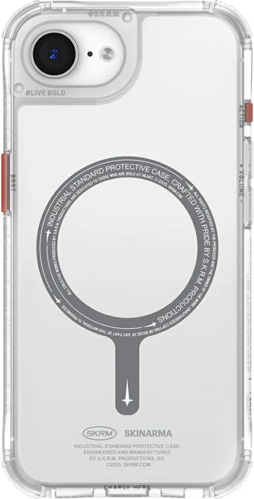 Custodia Skinarma Saido MagSafe iPhone 16E Trasparente | Shop Online