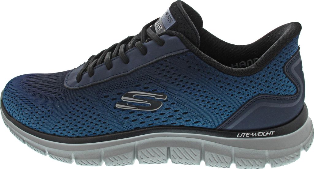 Skechers Slip-Ins: Track - Revno Slipper Blau in Gr. 45 Produktbild 