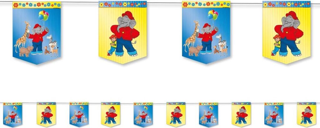 Benjamin Blümchen Wimpelkette 3,5m