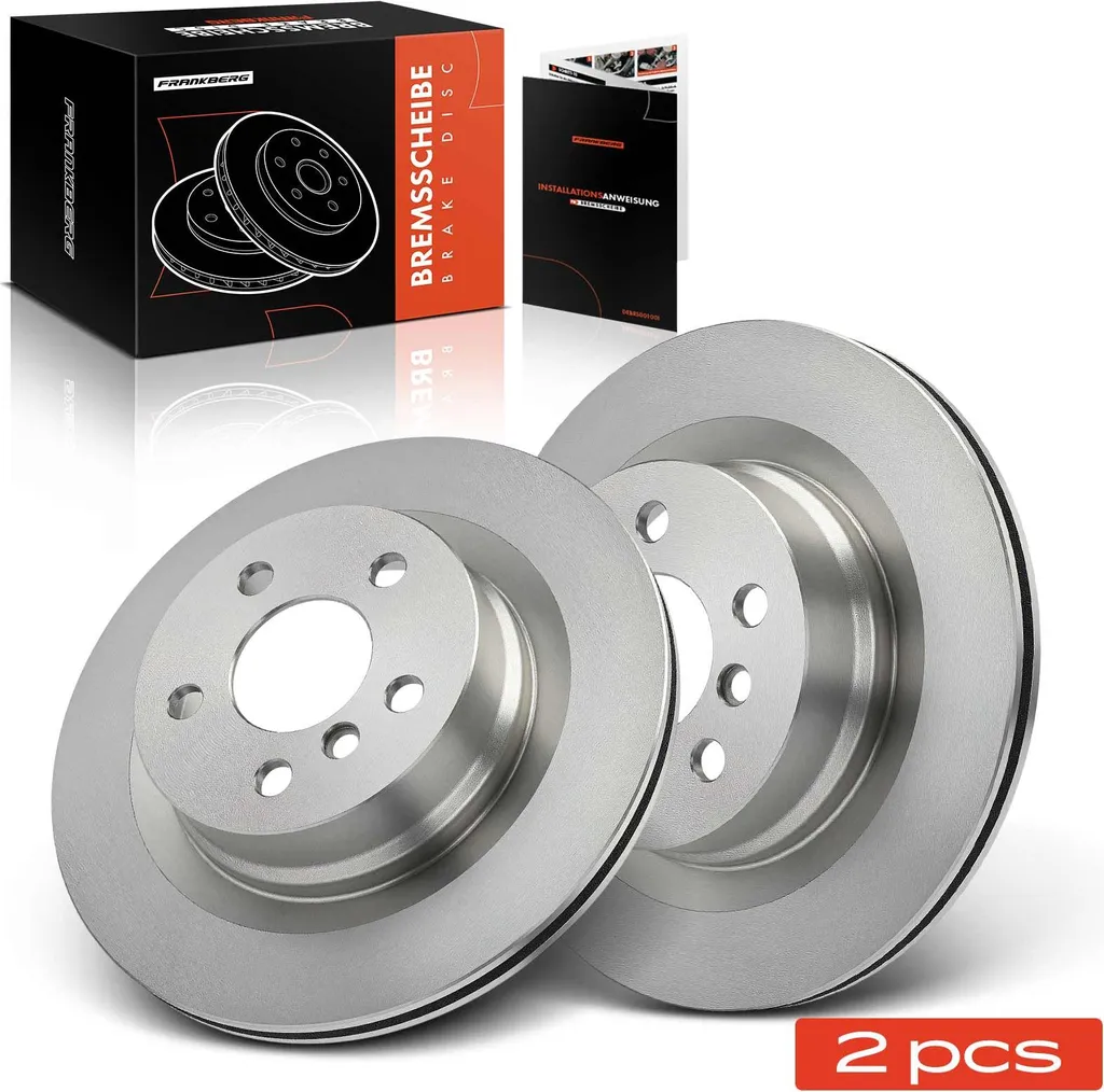 2 Disques de Frein Frankberg Essieu Arrière pour BMW Série 3 G20 G21
