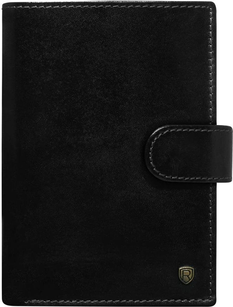Rovicky Portemonnaie aus Leder für Männer N74L-RVT schwarz One size