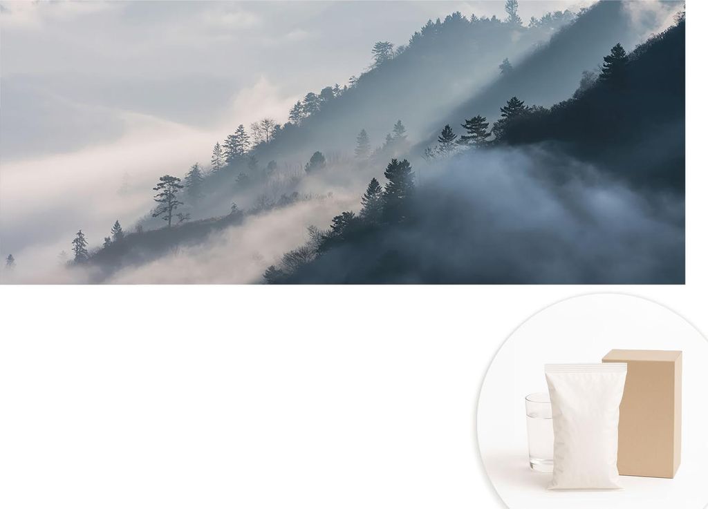 Fototapete - Wandbilder für Wohnzimmer - 208x146 cm - Dekorative Wandfolie - Modernes Design für Wanddekoration - Tapeten für Innenräume - Nebl...