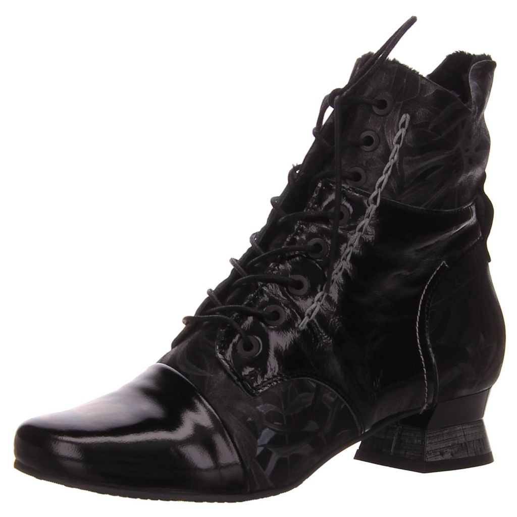 Simen Schnür-,Zug-u.Schnallenstiefel in schwarz, Gr. 36 Produktbild 