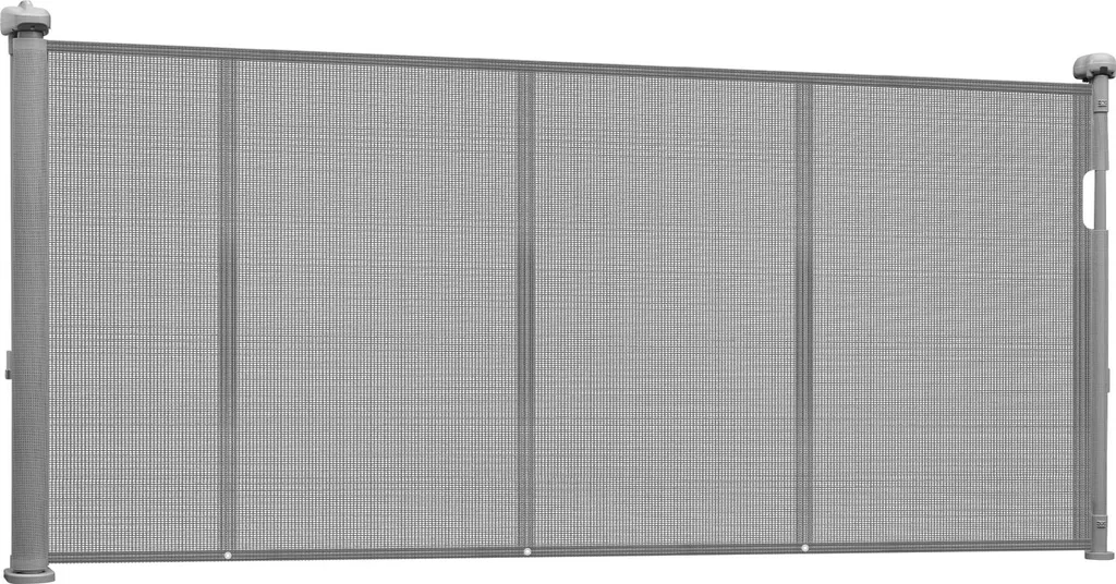 Barrière extensible SucceBuy 280 cm pour bébés et chiens - Grise