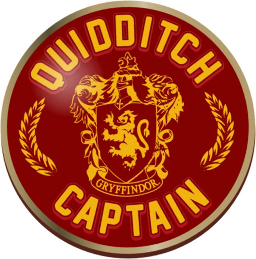 Harry Potter Quidditch Captain Ansteckbutton