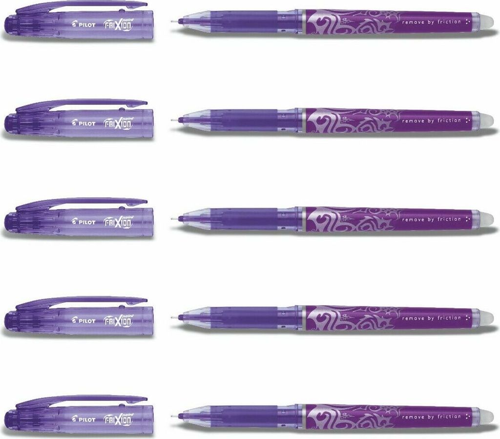 Pilot Frixion Point 0.5 Tintenroller violett 5er-Set