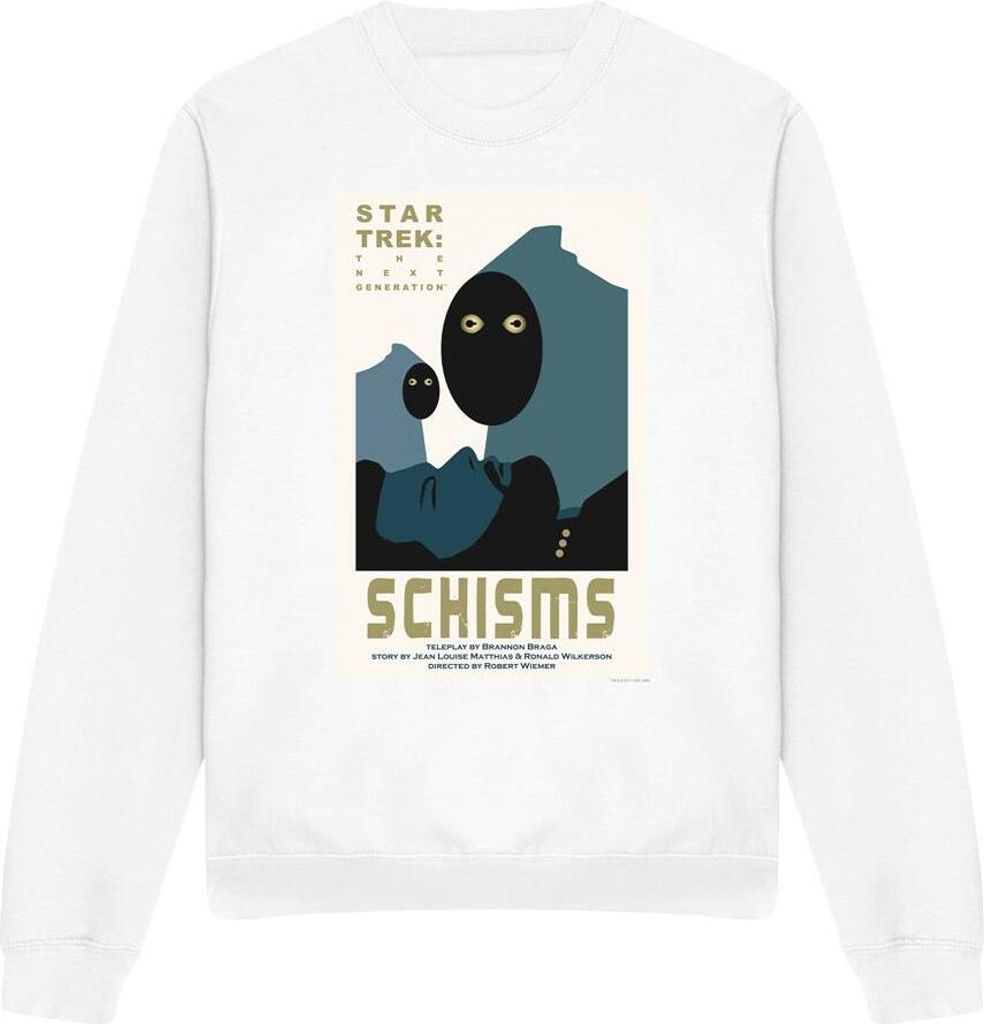 Star Trek - "The Next Generation Season 6 Episode 5" Sweatshirt für Herren/Damen Uni TV11931 (M) (Weiß)