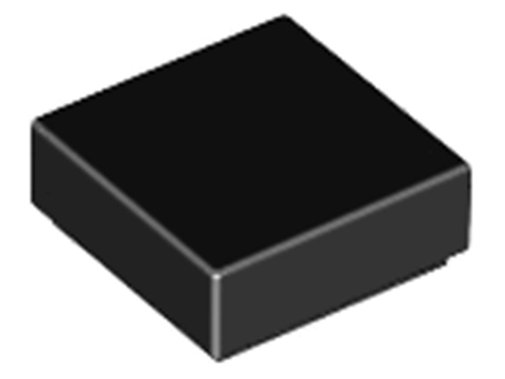 Lego 1x1 Fliesen 3070 - 10 Stück Schwarz