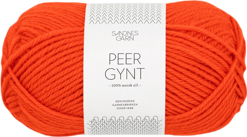 Sandnes Peer Gynt 50g - 100% Schurwolle spicy orange 3819 Produktbild 