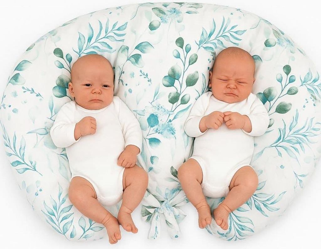 Zwillingskissen - Stillkissen - Ergonomische Unterstützung für Mutter und Baby
