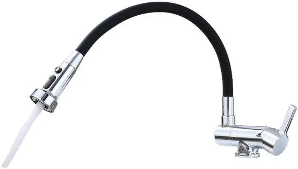 Fini les éclaboussures avec ce mitigeur cuisine flexible 3 jets chrome