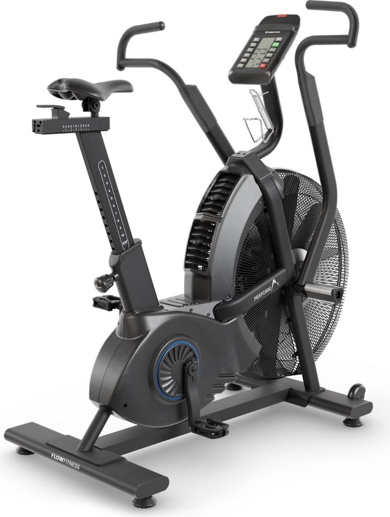 Flow Fitness Airbike A1i – Robustes HIIT-Luftbike Schwarz