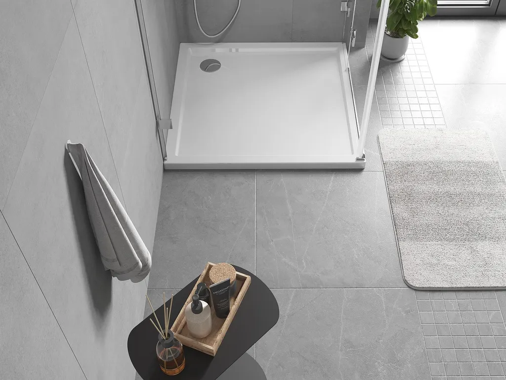 Mexen Flow Piatto Doccia 90x90 Slim Bianco Lucido - Prezzo e Qualità - 3