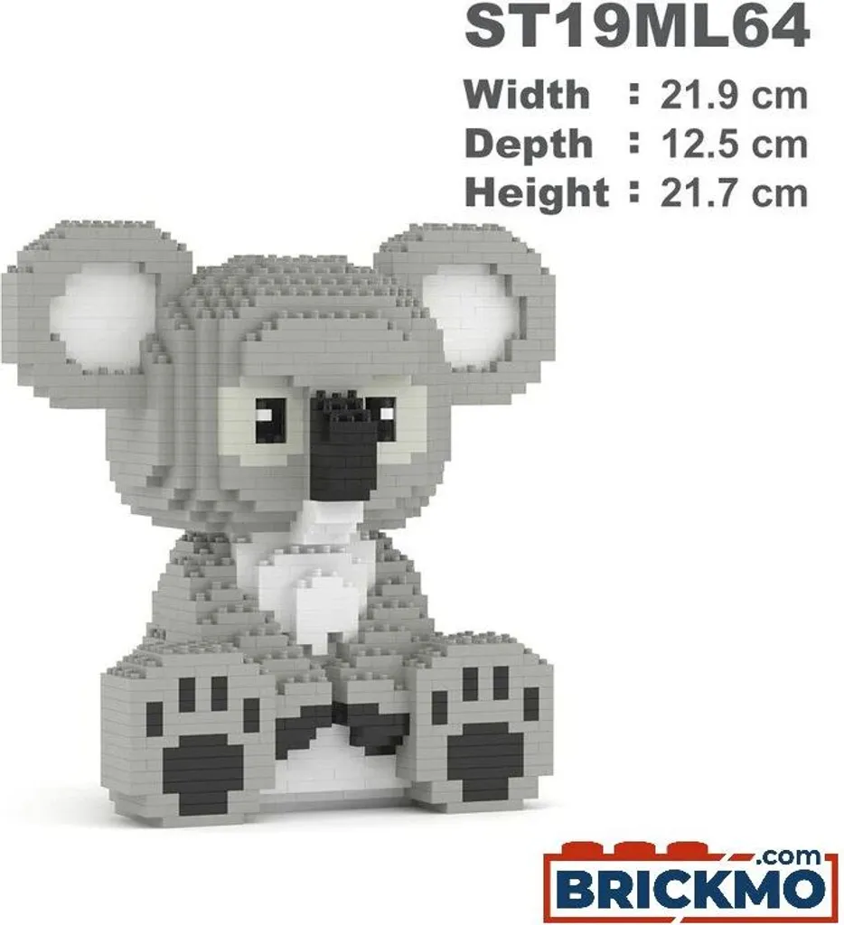 Jeu de construction Koala JEKCA ST19ML64 - Kit puzzle 3D pour adultes