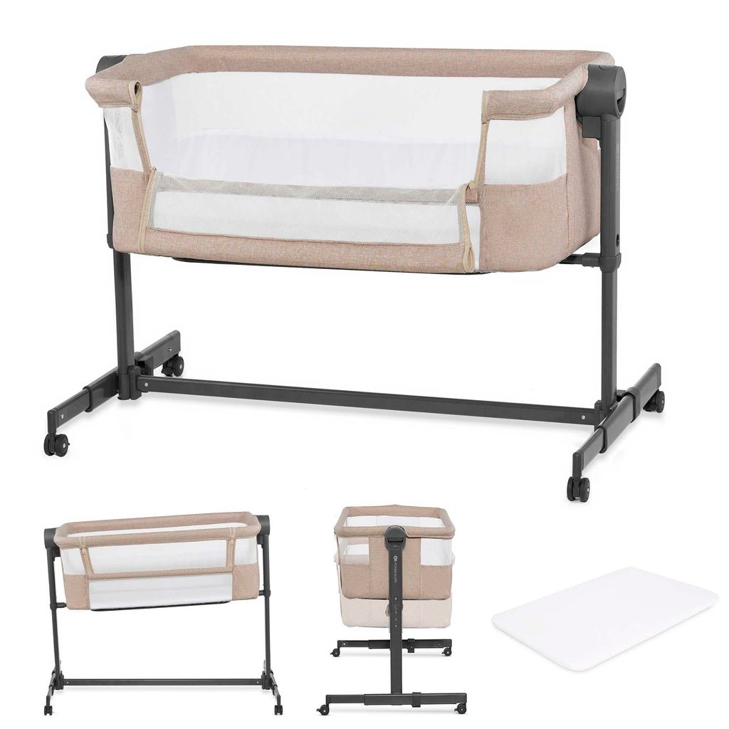 Kinderkraft Beistellbett 2in1 NESTEE UP 2 - Kinderbett, Produktbild 