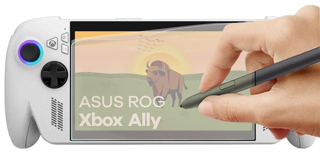 Matte Folie für ASUS ROG Xbox Ally, Bizon Tab Film Sun, 1 Stück