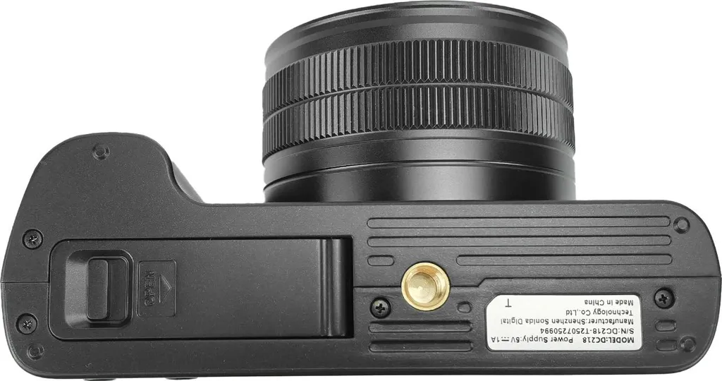 Caméscope numérique 4K tactile INF DC218T à double objectif noir mat - 9