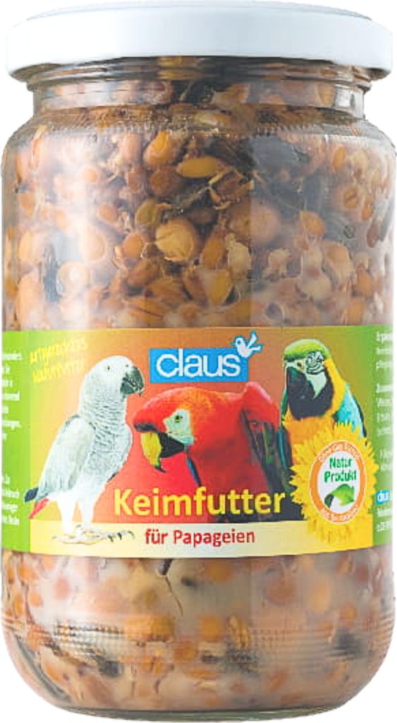 Claus Keimfutter - Natursprossen für Großpapageien 370ml