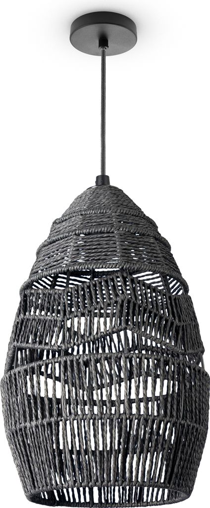Pendelleuchte Wohnzimmer Boho Korbleuchten Pendellampe Rattan Hängeleuchte