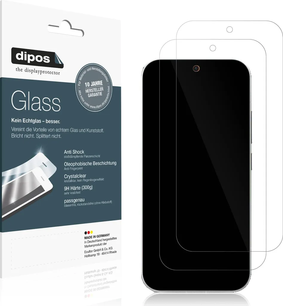 2 Pezzi Proteggi Schermo Xiaomi 17 - dipos Vetro Flessibile 9H