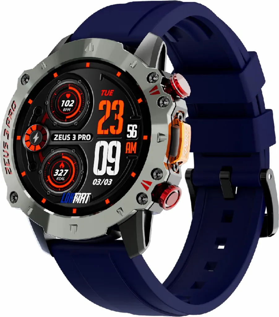 Smartwatch LOKMAT ZEUS 3 PRO: Offerta Speciale Blu - BOE 1.39"