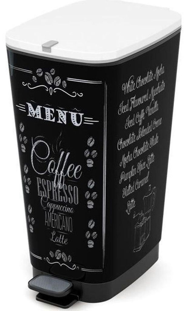 Keter kosz na śmieci "coffe menu" 50l it Produktbild 