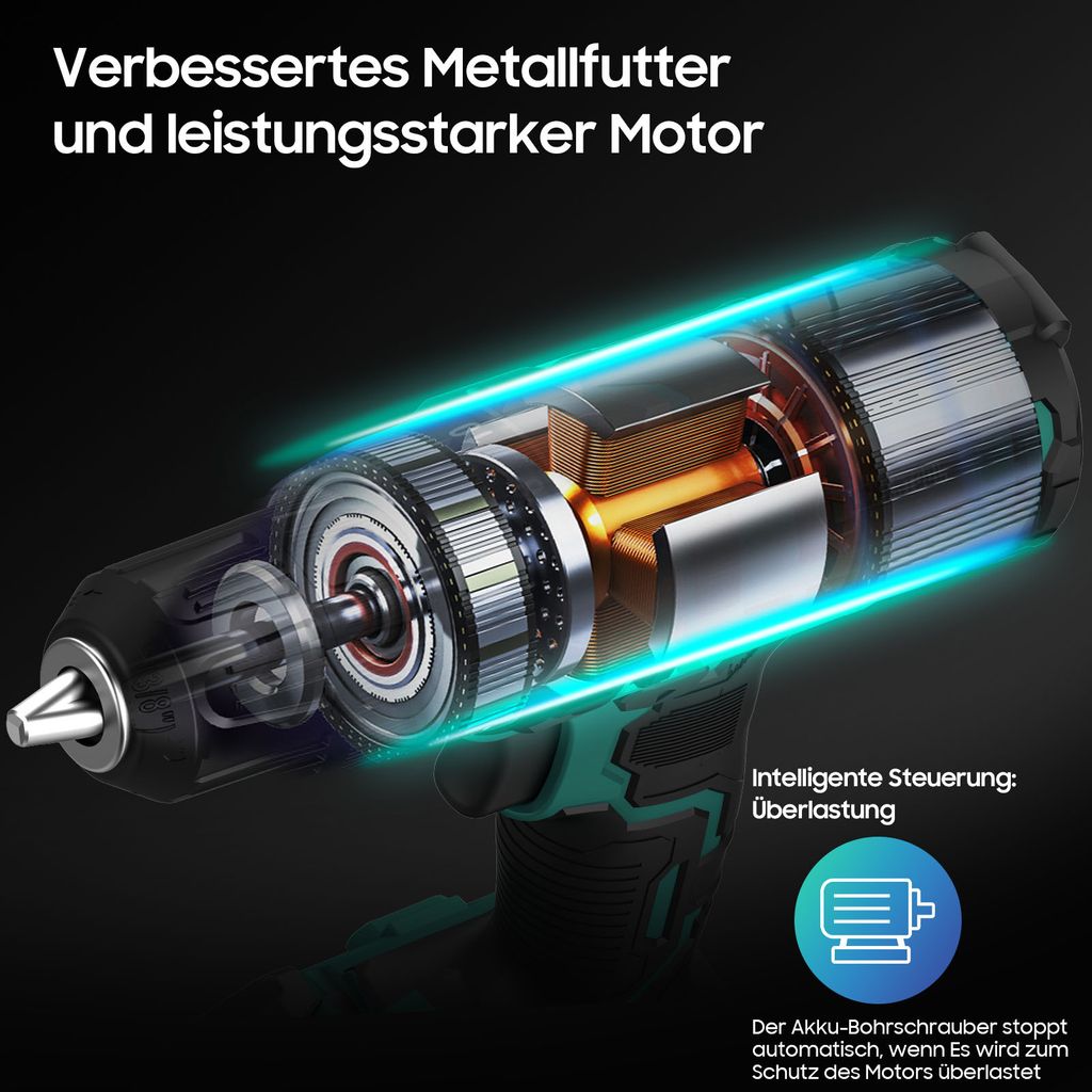 Akumulátorový skrutkovač LCD777-1S, 20V akumulátorový Obrázok produktu 4