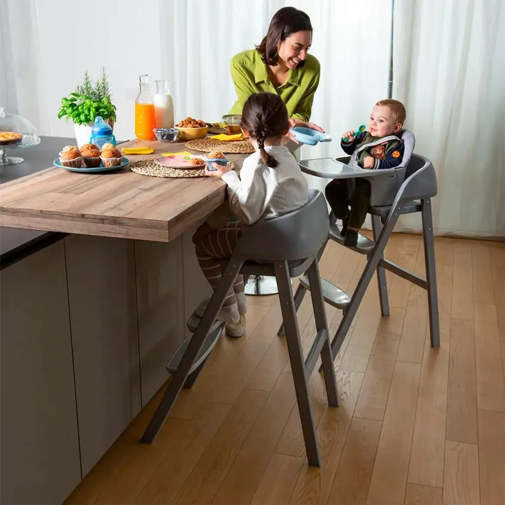 Chaise haute Chicco Crescendo Up Cloud : la solution durable pour enfant