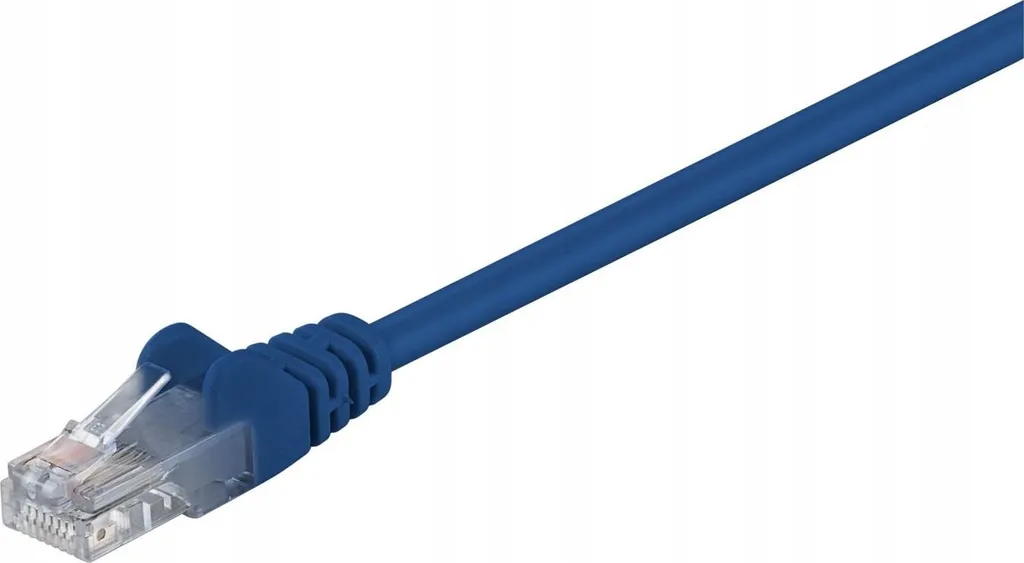 Microconnect Cavo Rete Cat5e 5m - Soluzione Cablaggio Ufficio Blu PVC