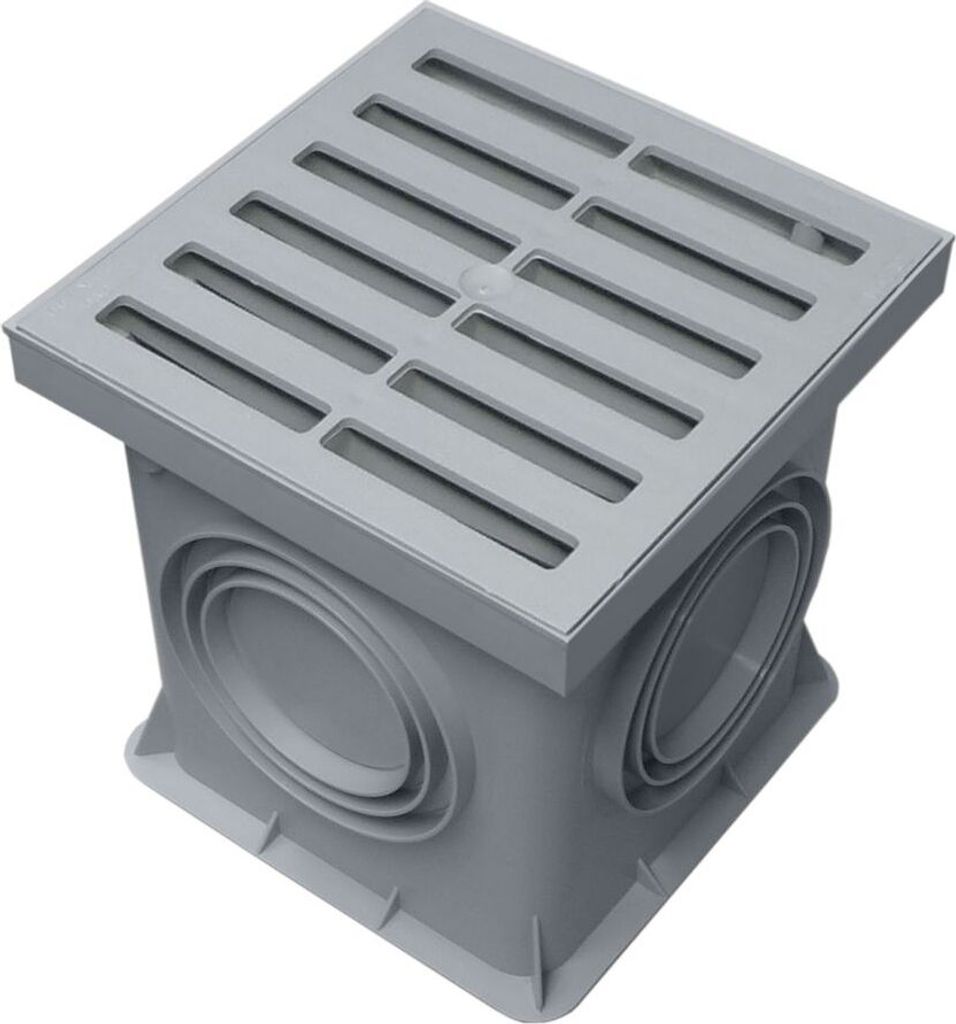 Marley Einlaufschacht 200x200mm mit Einlaufrost Hofablauf Produktbild 2