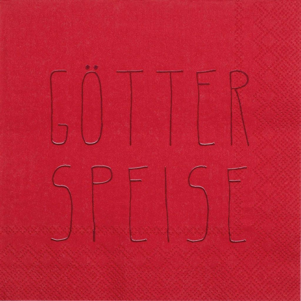 Räder Serviette 33x33cm, Götterspeise