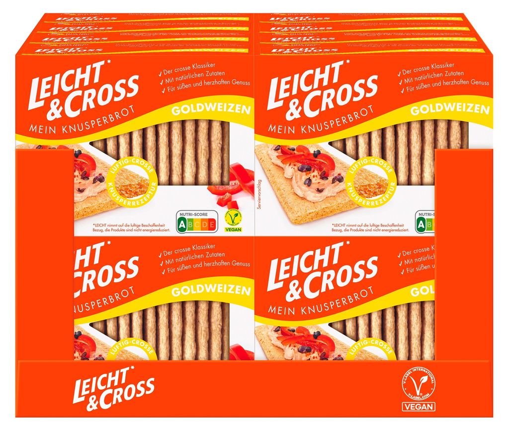 Leicht&Cross Knusperbrot Weizen Produktbild 