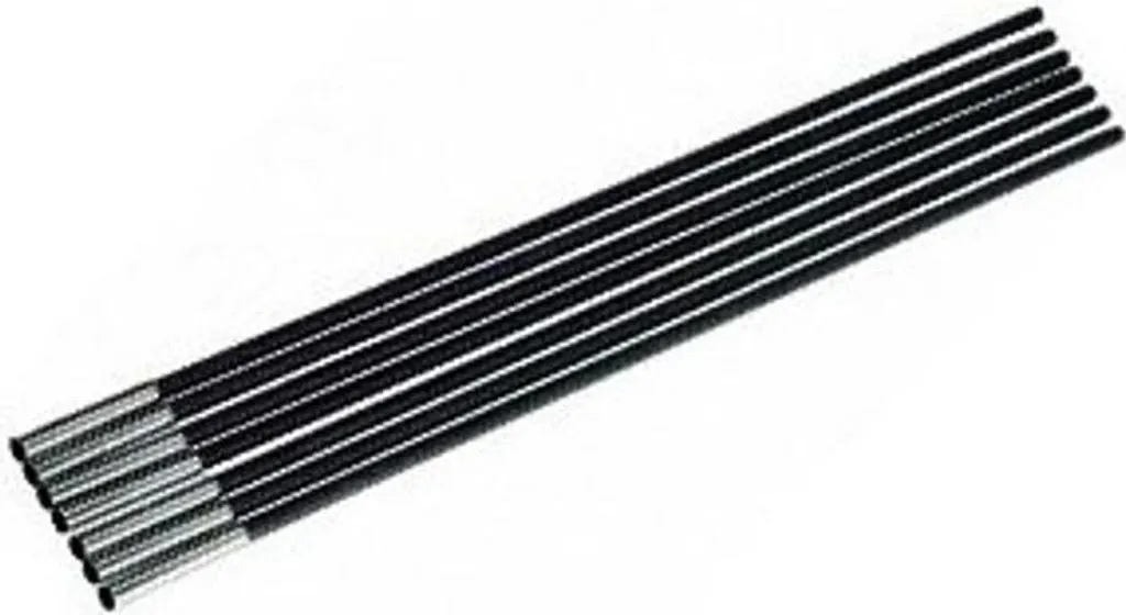 Piquet de tente anti-casse en fibre de verre noir 9,5 mm Hannah Camping