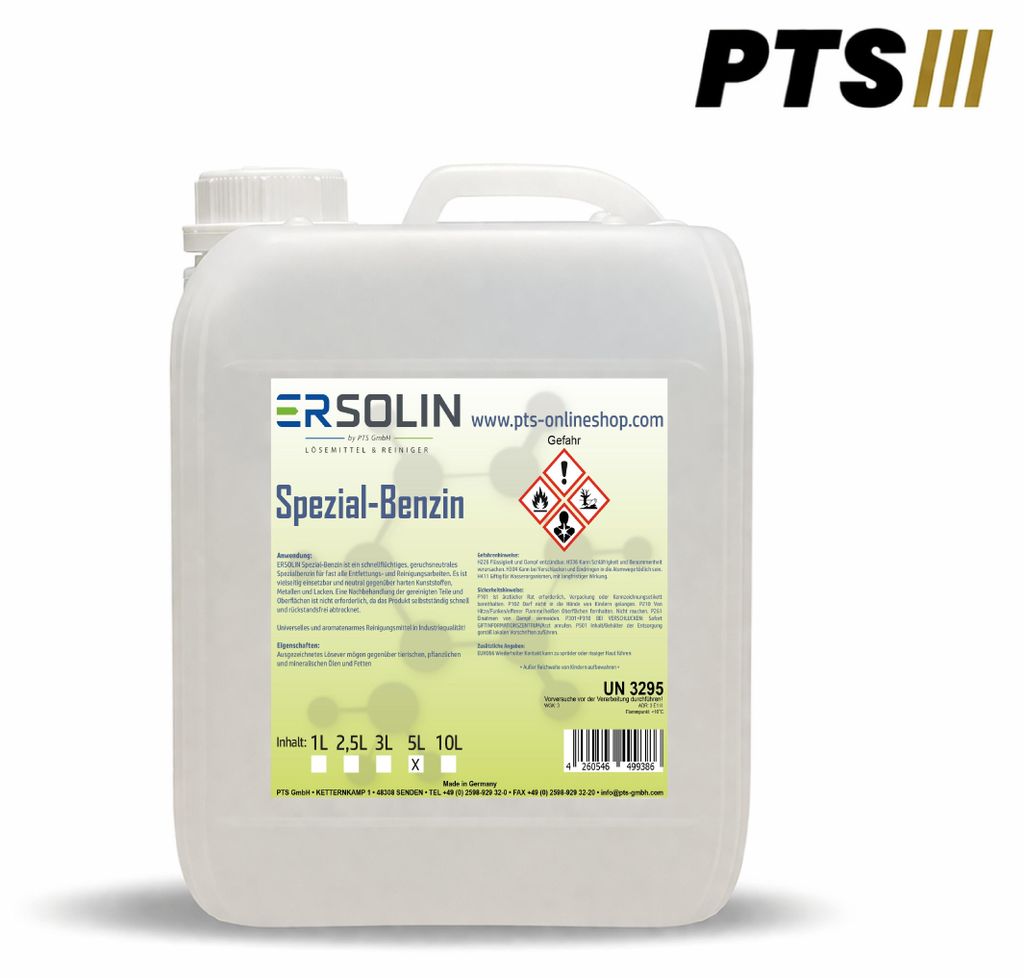 Spezial-Benzin 5L Waschbenzin Reinigungsbenzin Produktbild 