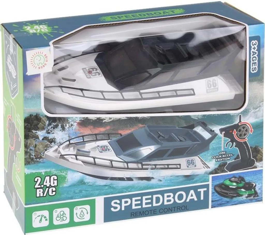 Bateau de course télécommandé RC Powerboat pour navigation rapide - 13