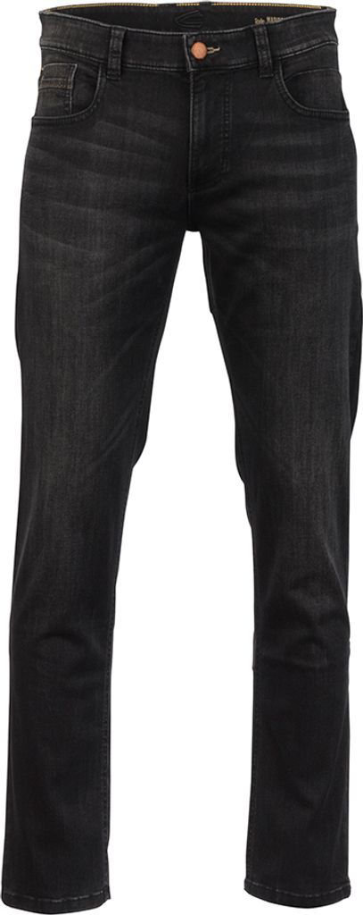 24538 Camel Active, Madison, Herren Jeans Hose, Flexxxactive Denim, black (09), W 36 L 34