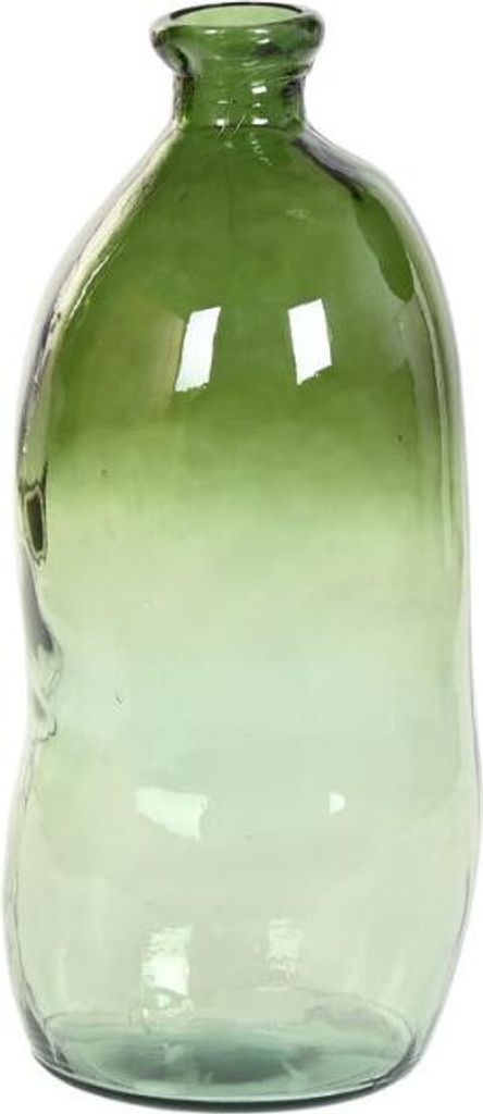 Vase Home ESPRIT grün Recyceltes Glas 34 x 34 x 73 cm
