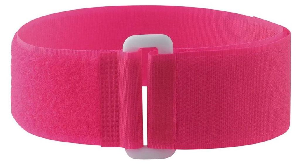 KAMER Fesselband mit Schlaufe (3,8 cm x 41 cm) | 5 Stück | neoenpink