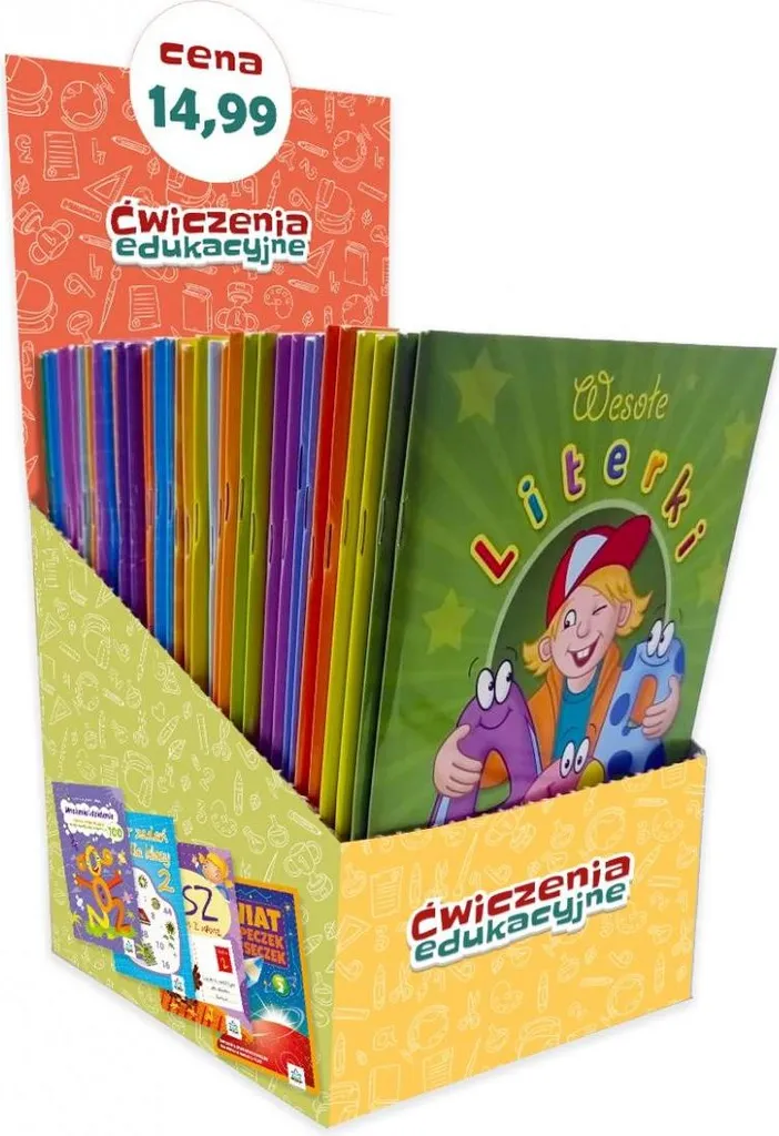 Présentoir éducatif B5 pour comptoir - Lot de 35 supports de présentation