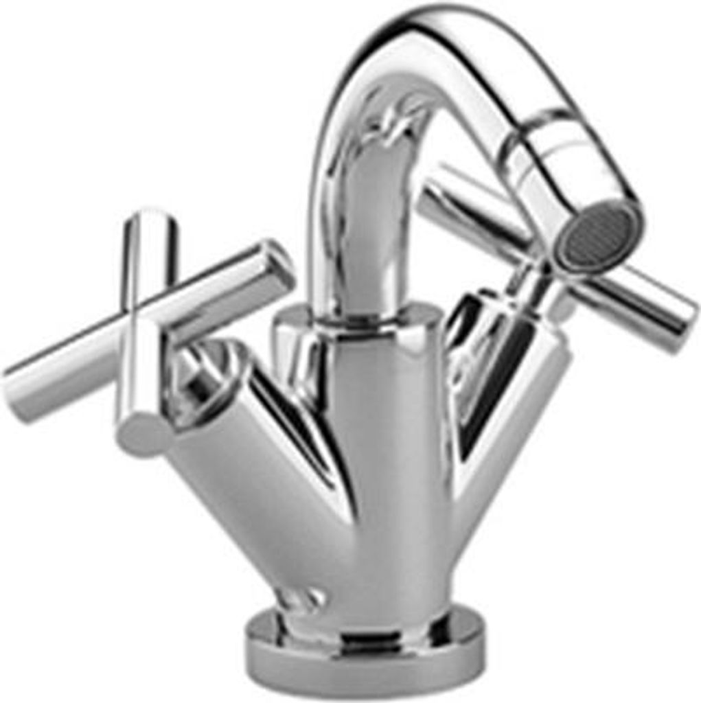 Dornbracht TARA Bidet-Einlochbatterie mit Ablaufgarnitur, Ausladung 124mm, 24510892-28