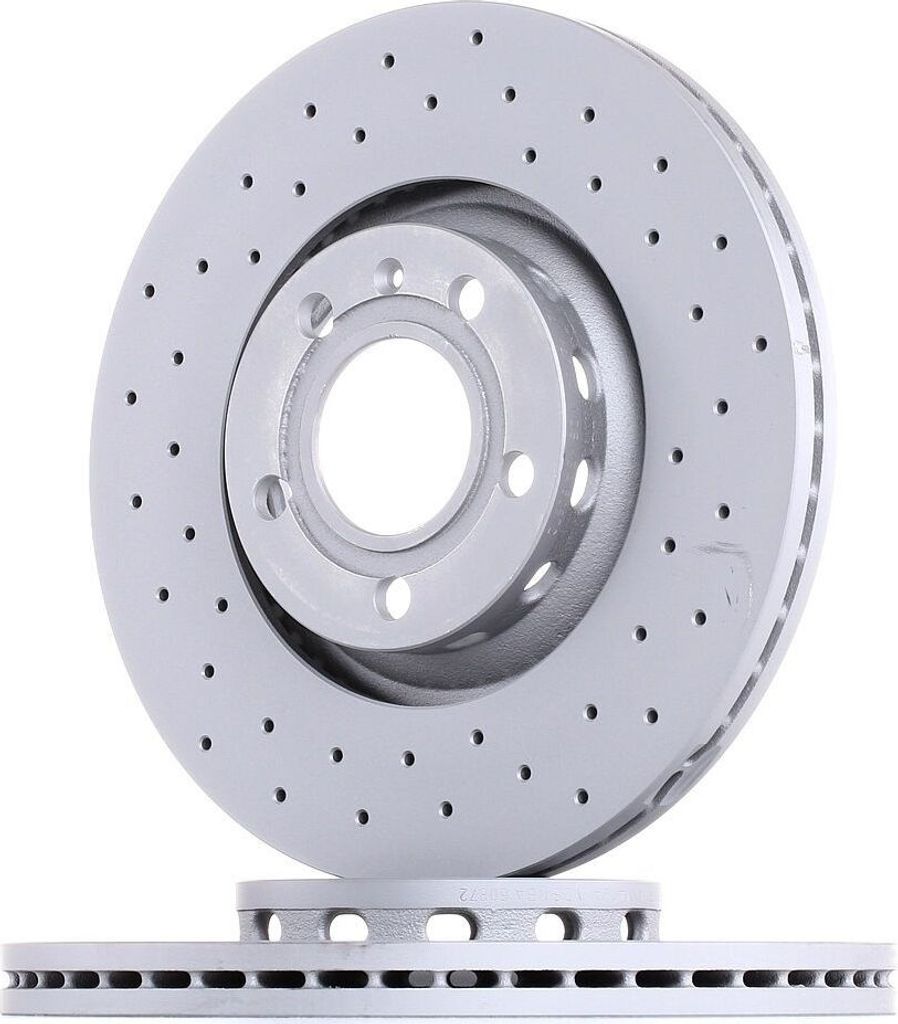 ZIMMERMANN 100.1242.52 - Bremsscheibe für A4 (8E), A4 (8H), A6 (4B), Exeo (3R), Superb I (3U)