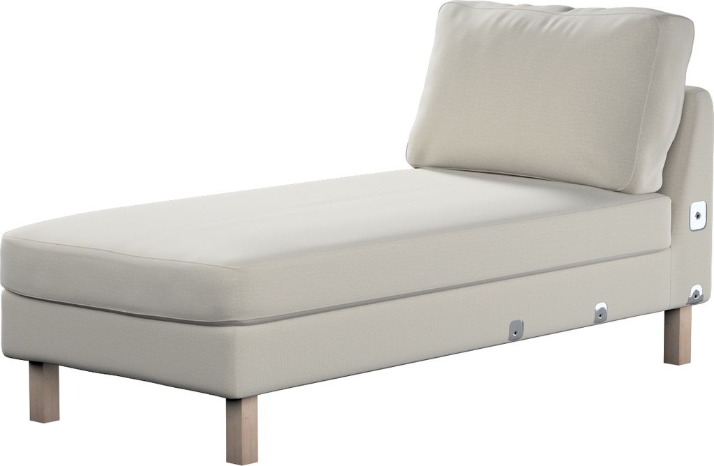 Dekoria Bezug für Karlstad Recamiere Zustellsofa, kurz, grau, Bezug für Karlstad Recamiere Zustellsofa