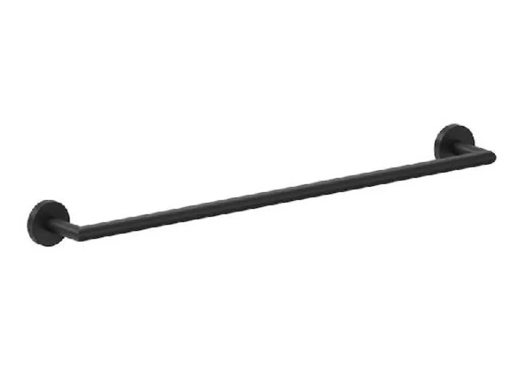 Barre porte-serviette murale Jika Mio Style 40 cm en finition noire