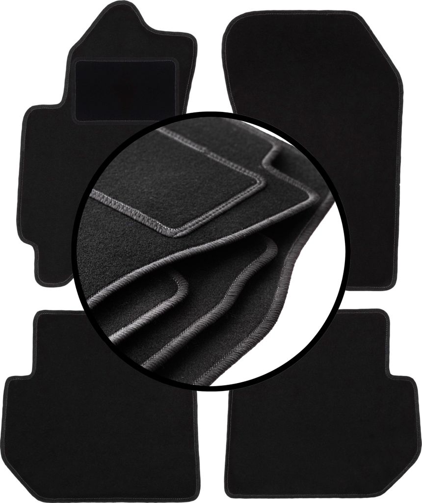 Komplettset Veloursmatten für: Subaru B9 Tribeca SUV (2009-2009)